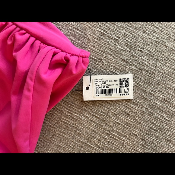 Pink bikini top from Dynamite, size L - Picture 2 of 3